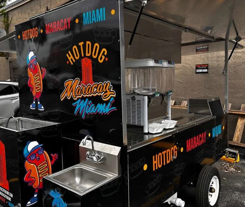 Original 8ft x 5ft Hot Dog Trailer – Proprietary Design