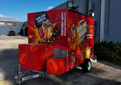 Original 8ft x 5ft Hot Dog Trailer – Proprietary Design