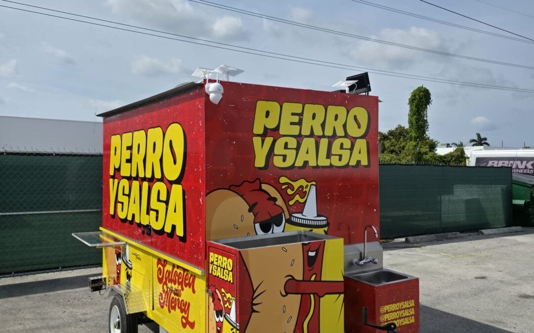 Original 8ft x 5ft Hot Dog Trailer – Proprietary Design