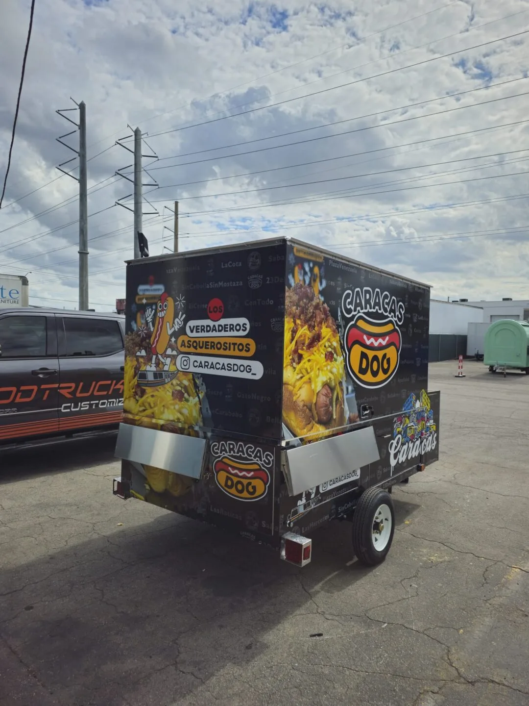 Original 8ft x 5ft Hot Dog Trailer – Proprietary Design