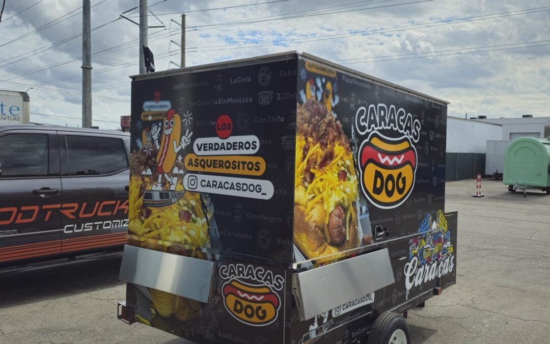 Original 8ft x 5ft Hot Dog Trailer – Proprietary Design